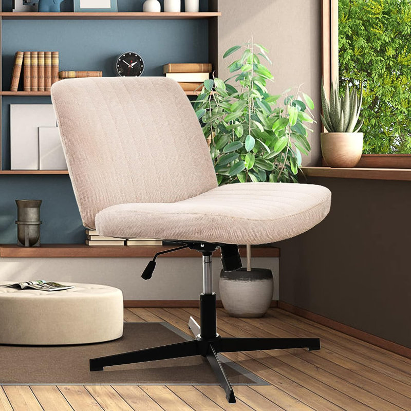 Latitude Run Kingzley Criss Cross Leg Armless Task Office Chair Reviews Wayfair